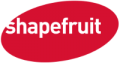 Weißes Logo der shapefruit AG - Marketingagentur